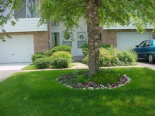 Entryway into your home with attached garage.