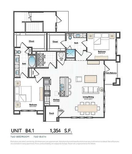 Floor plan B41