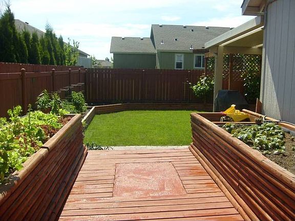 Garden through whole yard