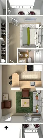 Plan A Furnished Plan A Furnished