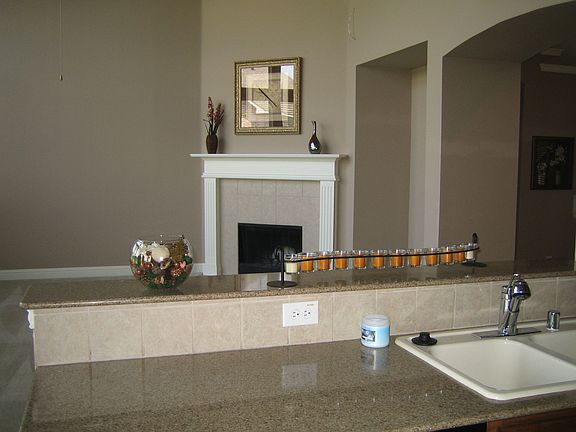 kitchen into family room
