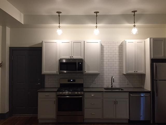 Kitchen and living room