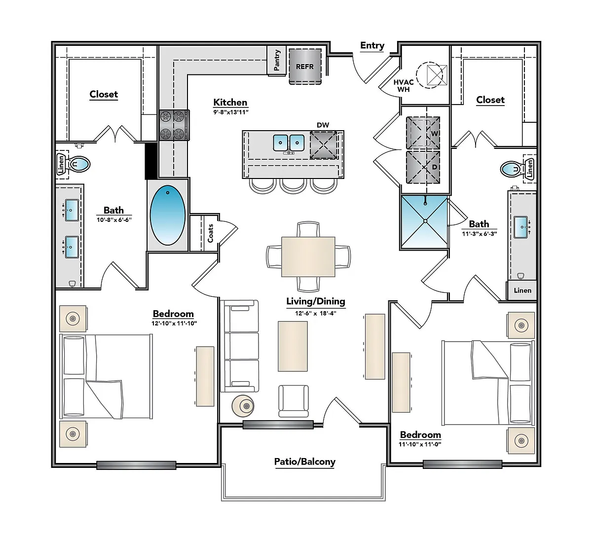 Floor plan B1