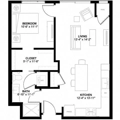 Floor plan B