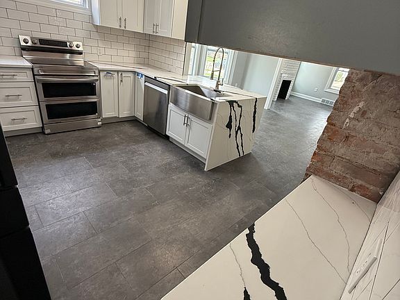 Kitchen with new appliances