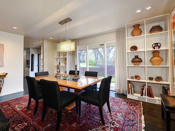 Dining room with patio access