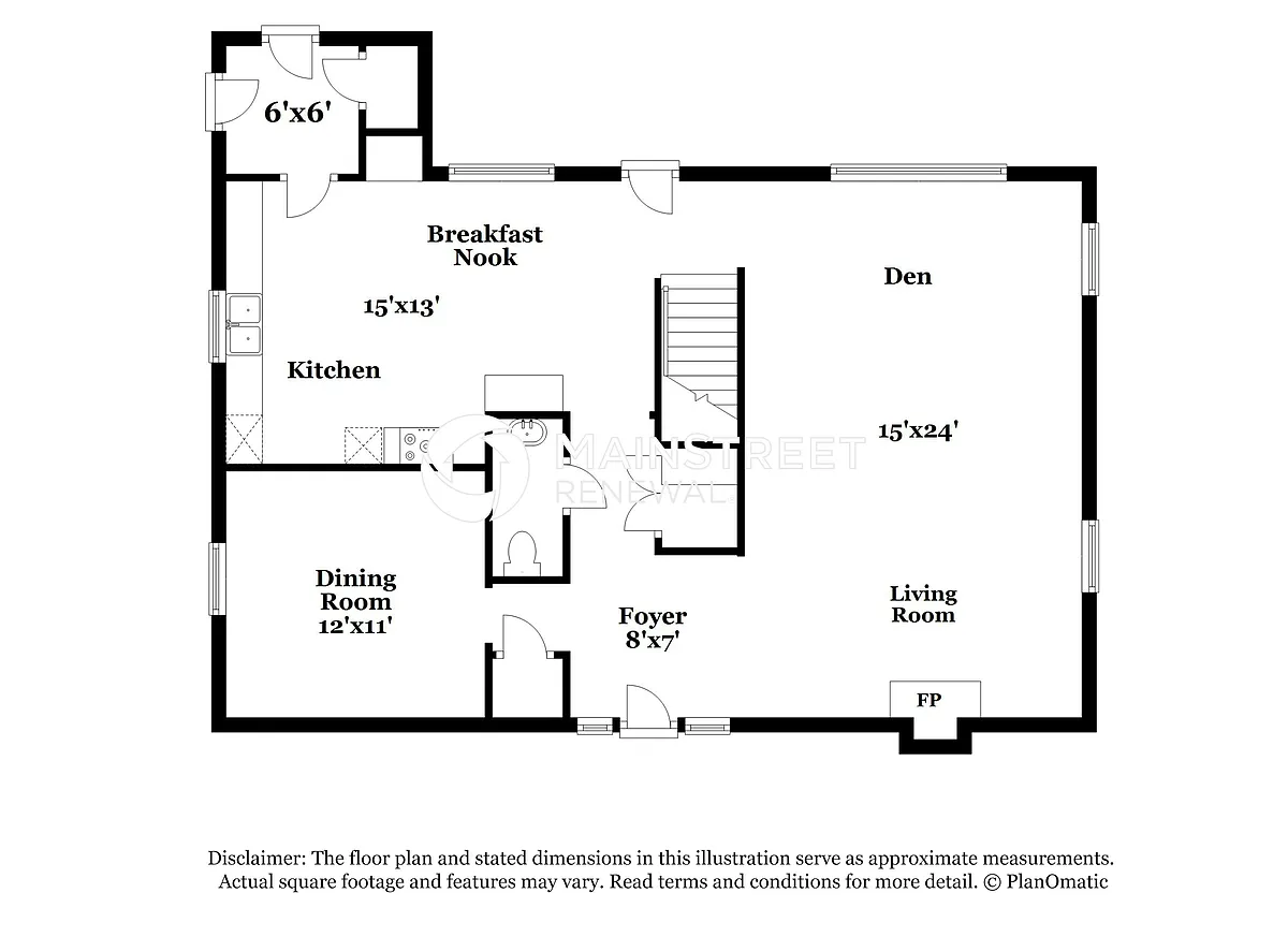 Floor Plan - 15322 Parkville Dr