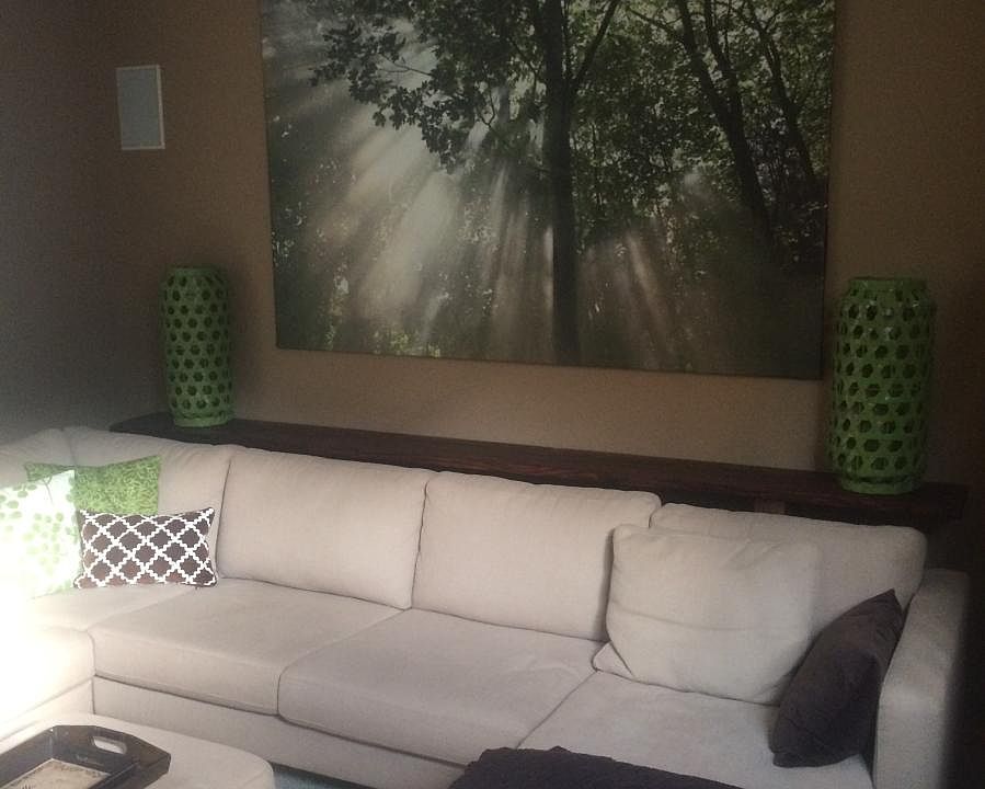 Living Room with Flat Screen TV hookup & Gas Fireplace