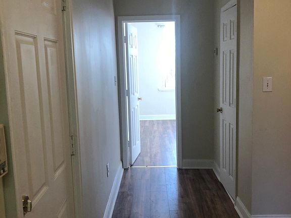 hallway looking toward the bathroom and bedroom