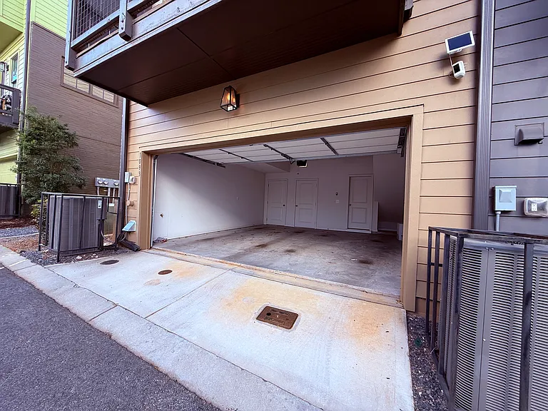 Spacious 2 car garage
