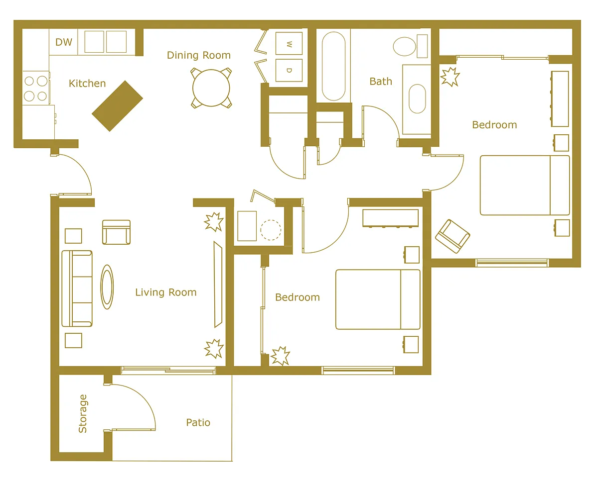 Floor plan 21A
