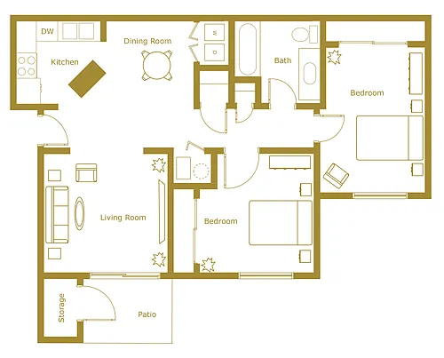Floor plan 21A