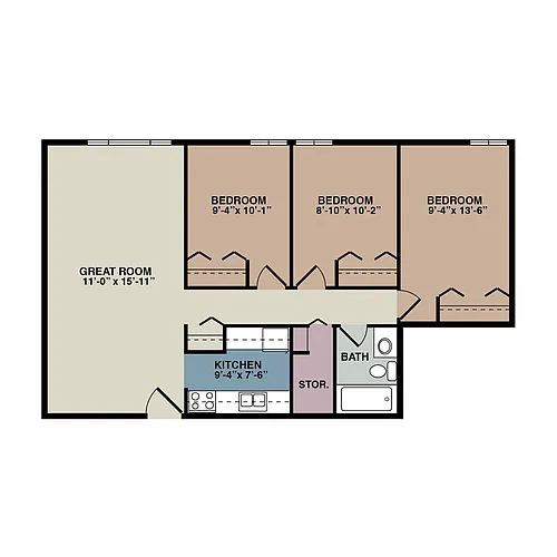 Floor plan 3X1