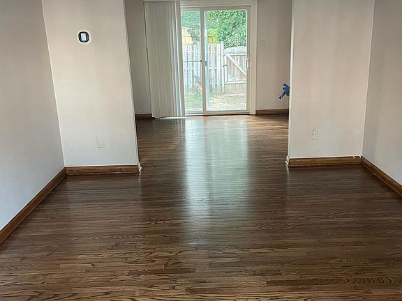Dining room opens to living/family room
