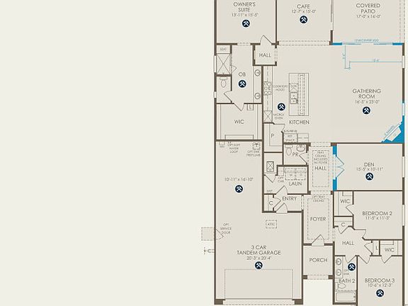 Parklane Floor Plan, Quick Move-in Home, Floor 1
