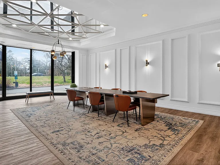 Welcome to The Venue Apartment Homes, where modern elegance meets comfort. Our chic community room is perfect for gatherings and work meetings, featuring ample natural light and stylish decor. Schedule your visit today to see it for yourself!