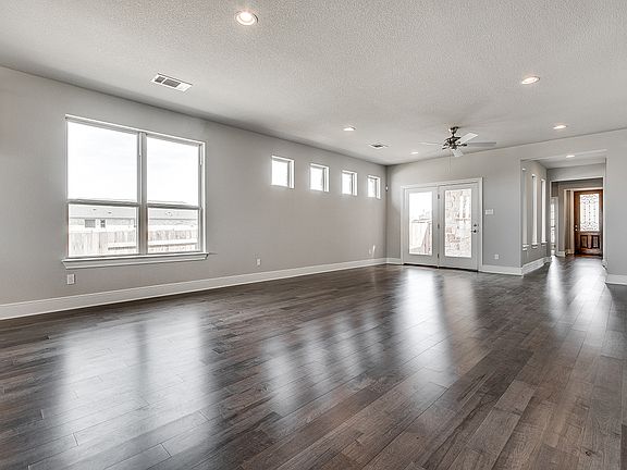 Upgraded wood floors 