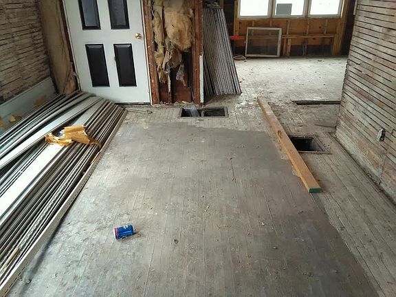 Interior Walls stripped down