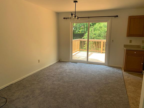 Dining room looking out to deck