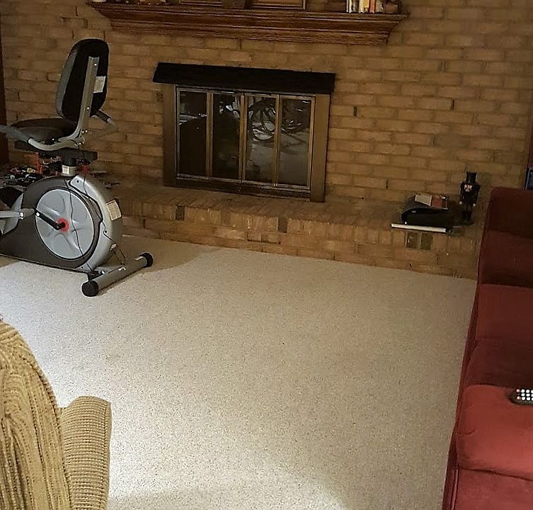 Den w/Fireplace in basement