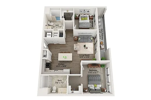 Floor plan B7