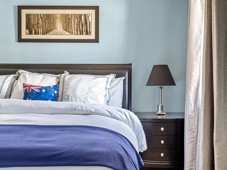 Primary Bedroom with King Bed, brand new mattress