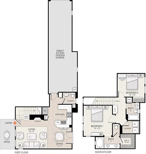 Floor plan Rivoli - Plan 1