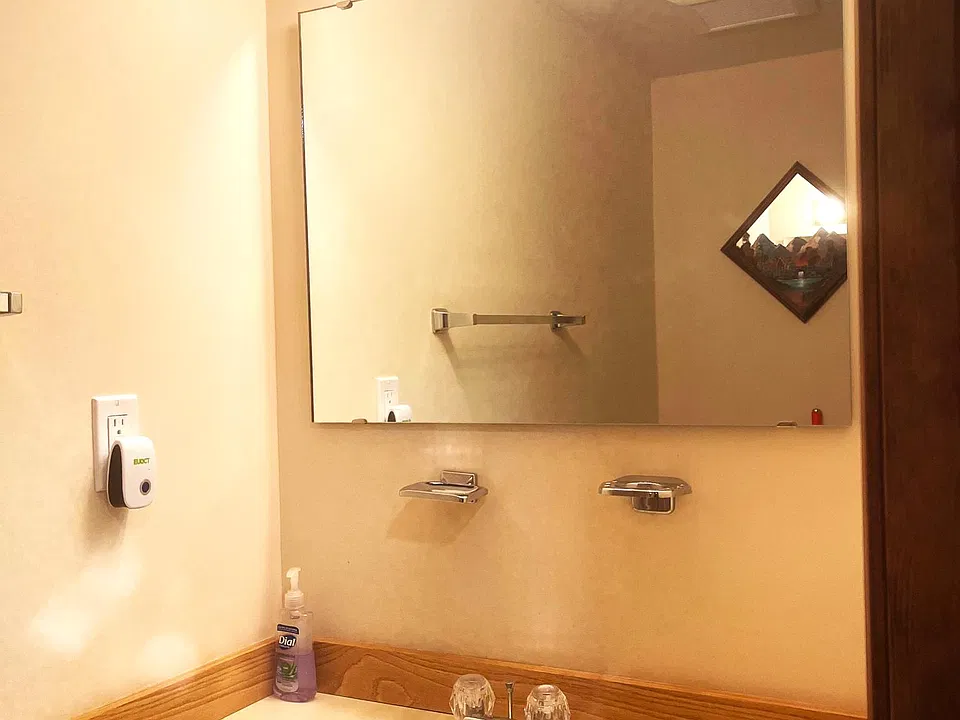 Half bathroom downstairs