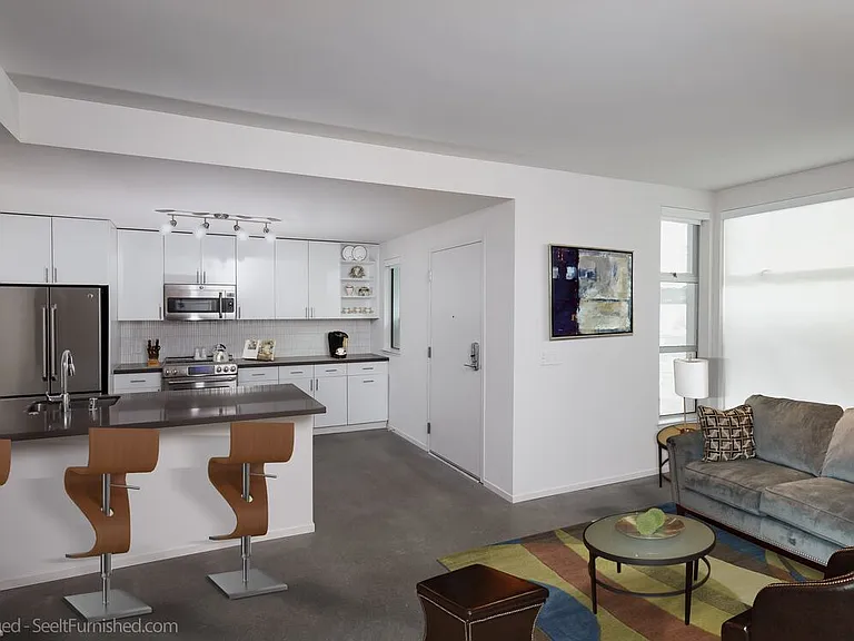 Two Bed Townhome Kitchen Living Area