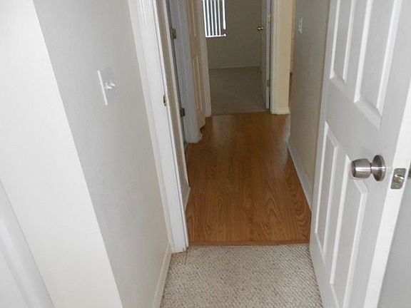 Hallway between bedrooms