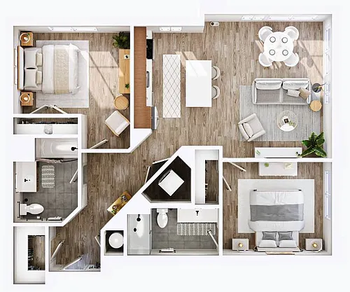 Floor plan B3