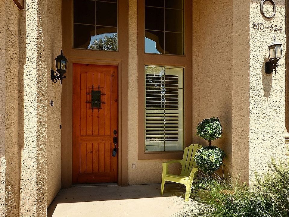 Hand stained wood door entry