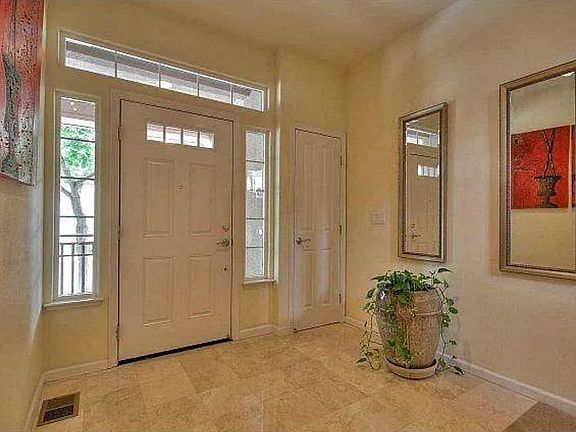 Spacious Entryway with coat closet