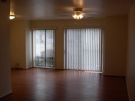 Family room with sliding glass door going out to patio.  You
