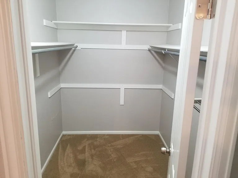 Master walk-in closet