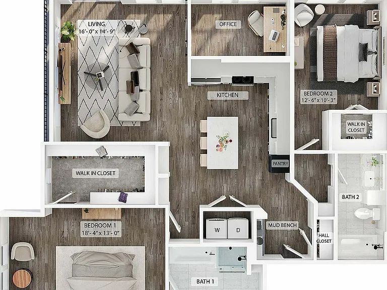 2BR/2BA - B6 2BR/2BA - B6