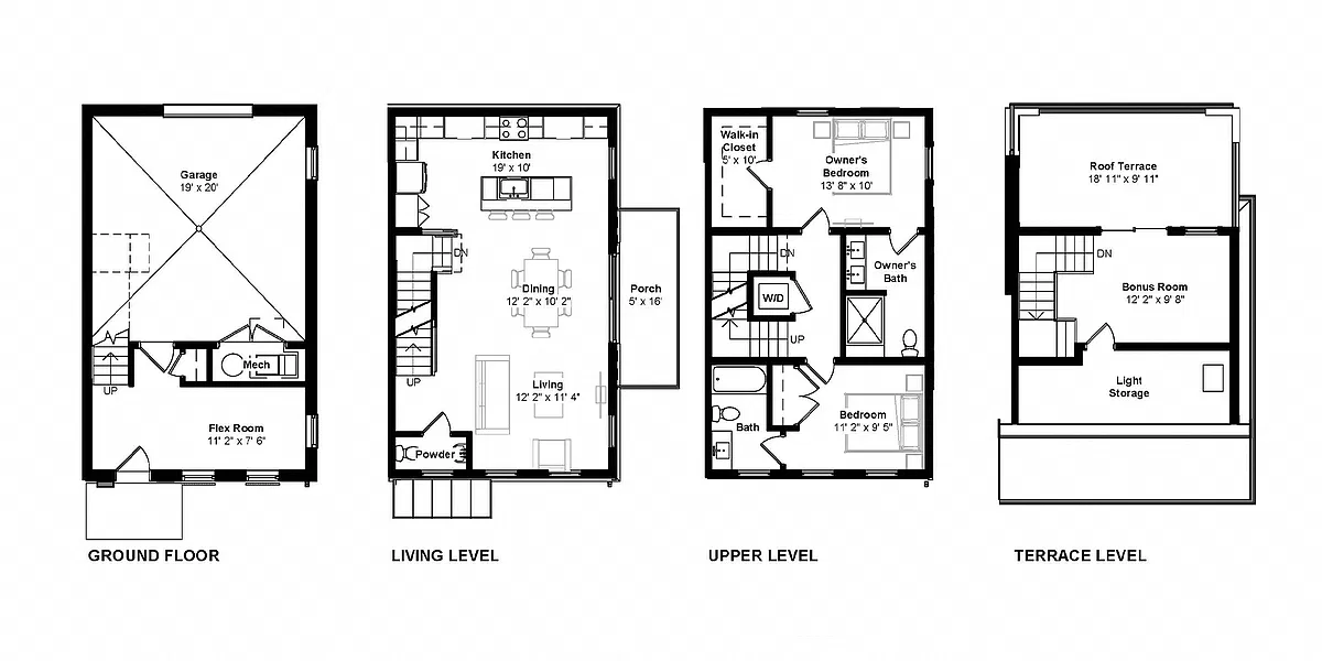 Floor plan 202 Pearl Street