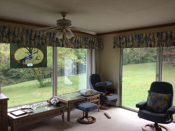 Sunroom/office with views