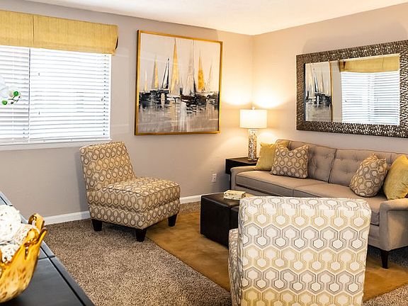 Living Space in Ascend at Savannah Apartment