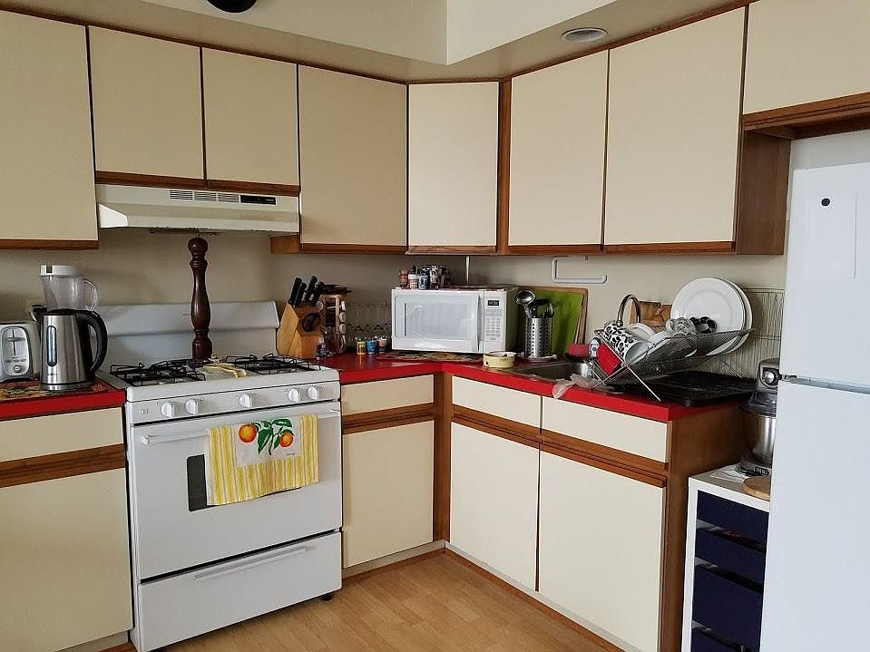Kitchen with Refrigerator; Garbage Disposal