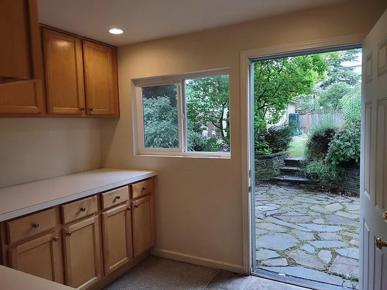 Office and back patio