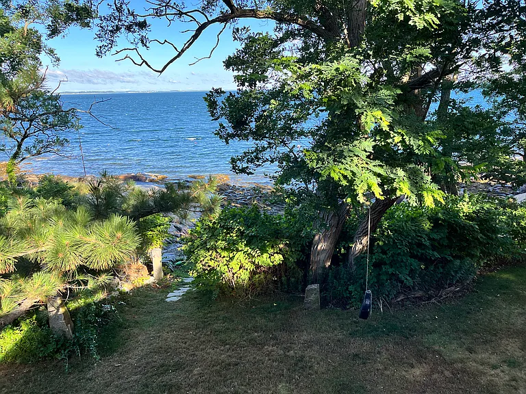 View from the deck at low tide