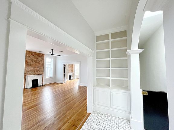 View from entry into living room