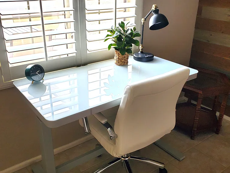 Dedicated workspace in the second bedroom
