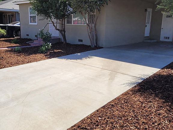 Carport and driveway