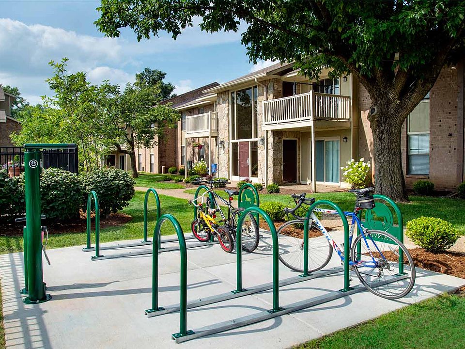Bicycle racks and repair center