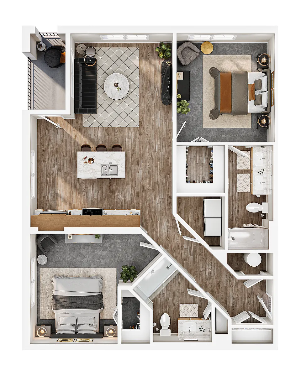 Floor plan B2 The Exchange