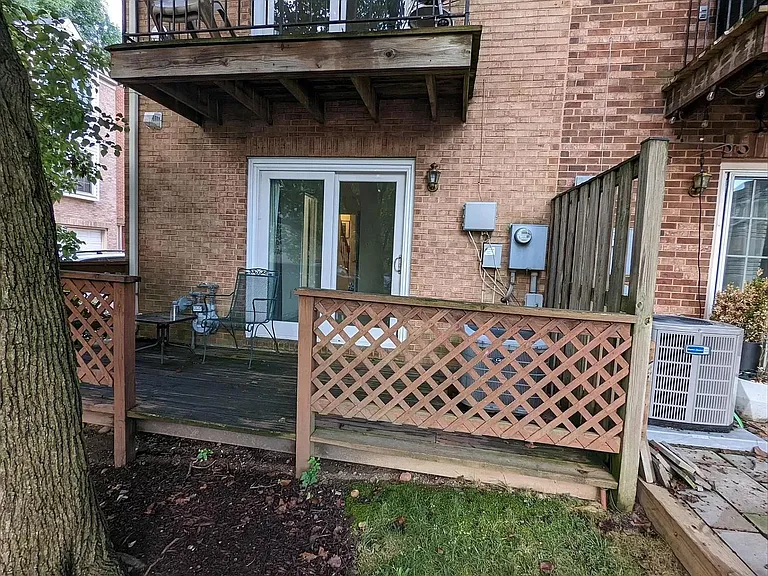 Patio of 1st floor bedroom