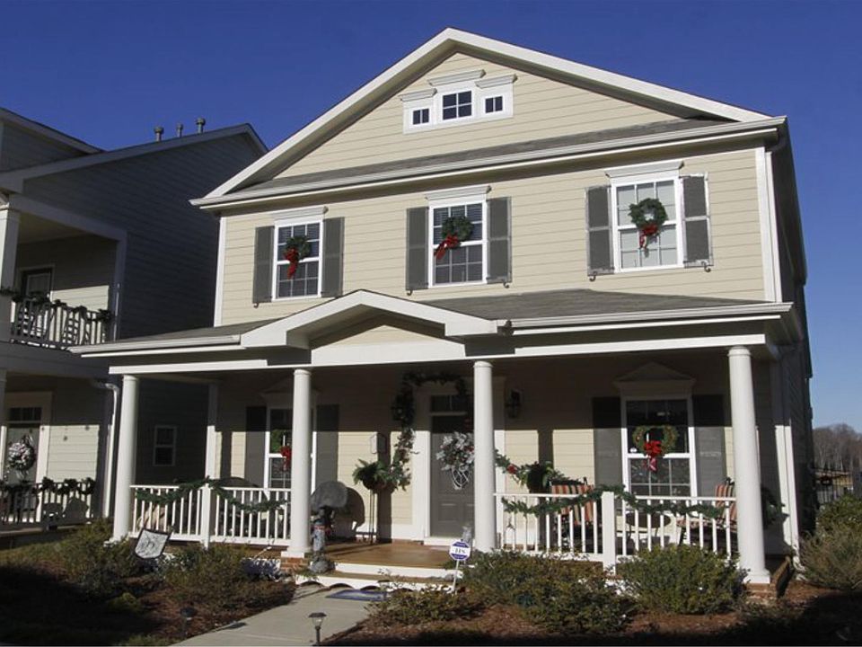 3 bedroom 3 bath home has large front porch with ceiling fans