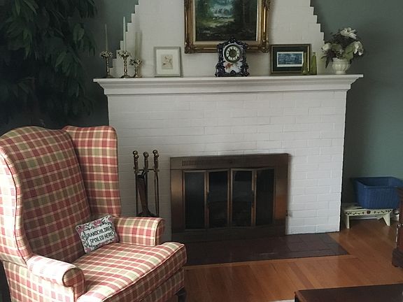 Fire place in liv wood burni